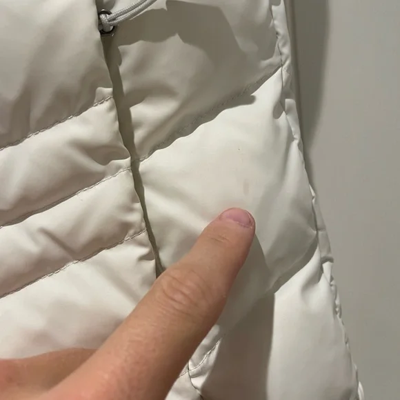 White North Face 700 down-filled puffer Gilet small - Picture 4 of 8